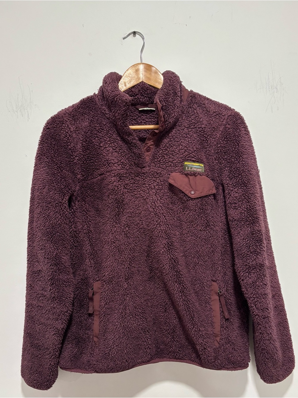 L.L. Bean women’s small fleece pullover